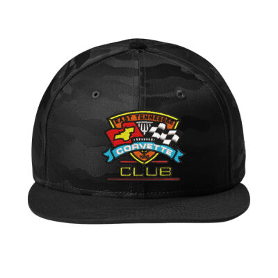 ETCC Embroidered  - Camo Flat Bill Snapback Cap Thumbnail