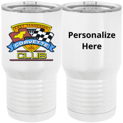 Printed Personalized  - 20 oz. Tall Stainless Steel Vacuum Insulated Tumbler White Thumbnail