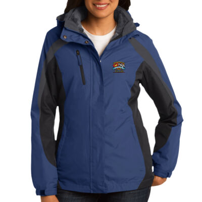 ETCC Embroidered  - Ladies Colorblock 3 in 1 Jacket Thumbnail