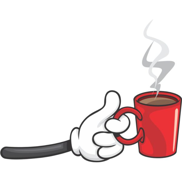 Cartoon Hand Holding Coffee Cup 1 Thumbnail