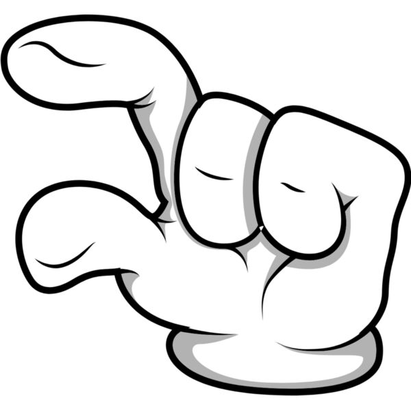 Cartoon Hand Pinch 1 Thumbnail