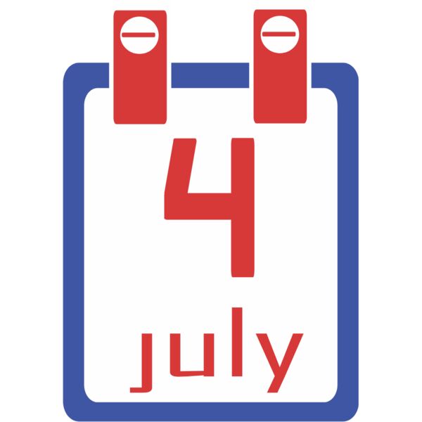 4th of July Calendar Date 1 Thumbnail