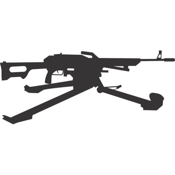 Machine Gun Silhouette 6 Thumbnail
