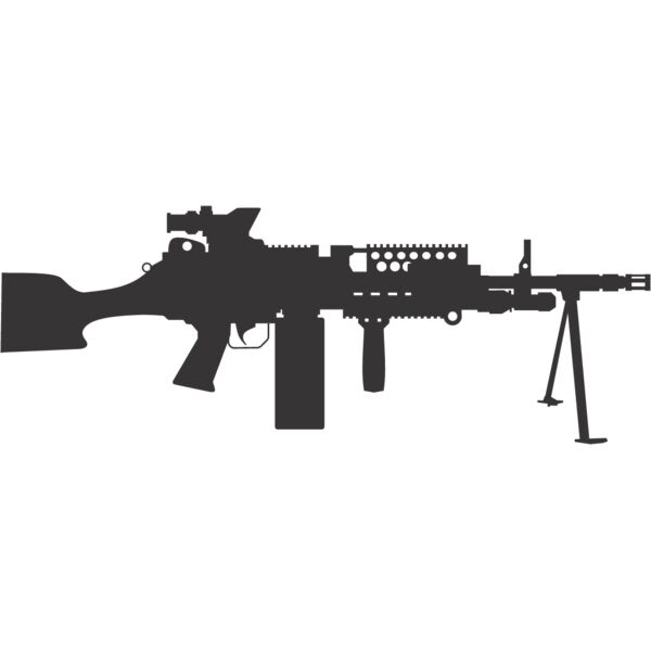 Machine Gun Silhouette 12 Thumbnail