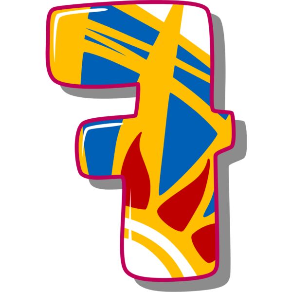 Seven Birthday Groovy Number 1 Thumbnail