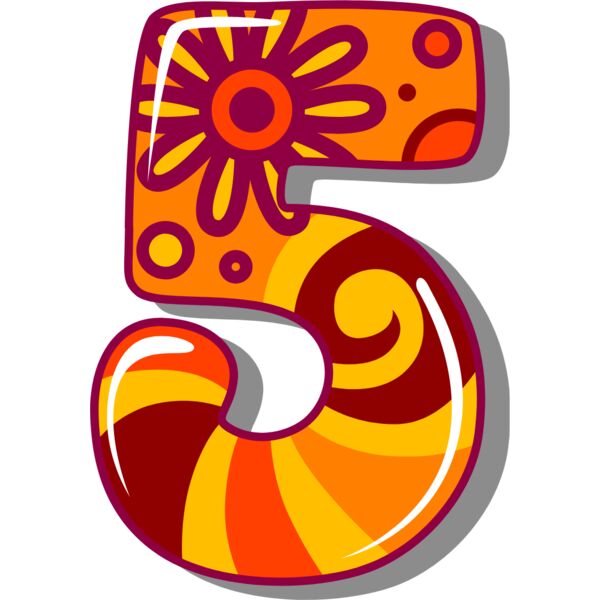 Five Birthday Groovy Number 1 Thumbnail