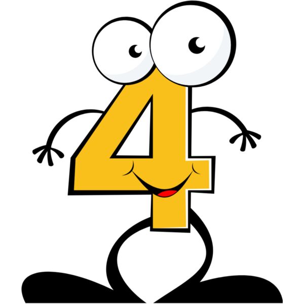 Cartoon Four 4 Thumbnail