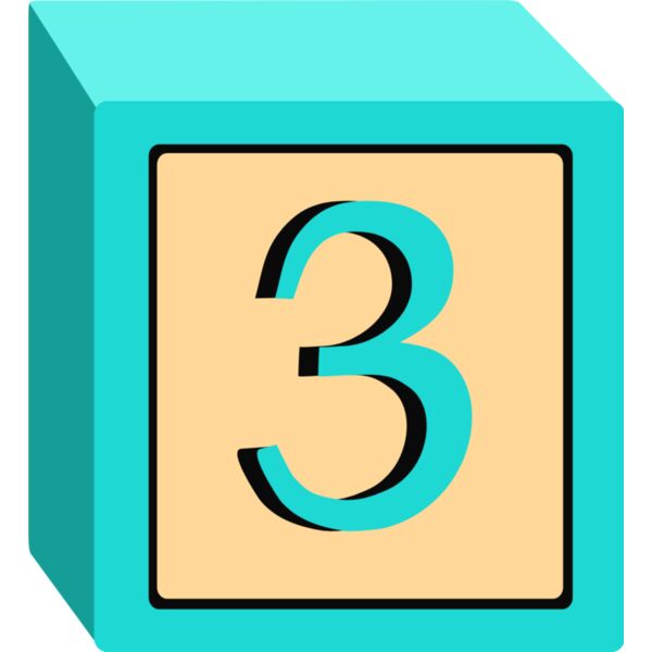 Toy Block Three 3 Thumbnail