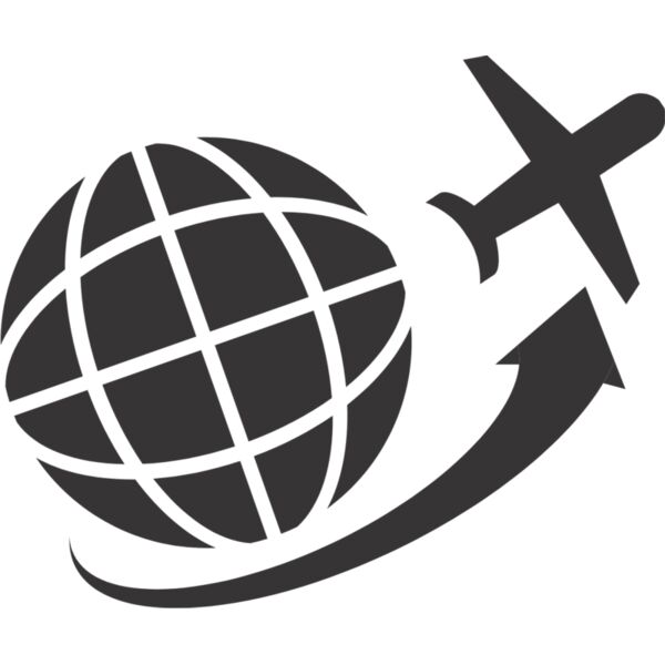 Globe Airplane Icon 1 Thumbnail