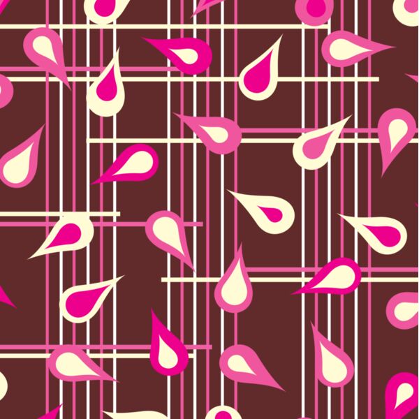 Groovy Teardrop Stripes Background 2 Thumbnail