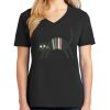Ladies Core Cotton V-Neck Tee Thumbnail