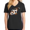 Ladies Core Cotton V-Neck Tee Thumbnail