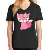 Ladies Core Cotton V-Neck Tee Thumbnail