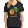 Ladies Core Cotton V-Neck Tee Thumbnail