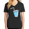 Ladies Core Cotton V-Neck Tee Thumbnail